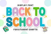 Days Of School - Playful School Font, a Sans Serif Font by KiddoGlyphs Studio (Thumbnail 2 of 5)
