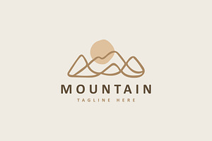 Mountain Logo Outdoor Adventure