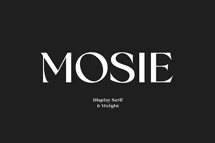 Mosie – Display Serif, a Serif Font by Yukita Creative