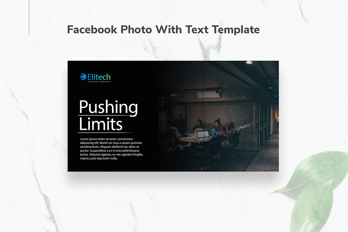Tech Startup Facebook Materials, a Social Media Template by TemplatesNow! (Photo 6 of 7)