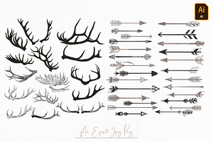 Wild Spirit Bohemian Vector Set