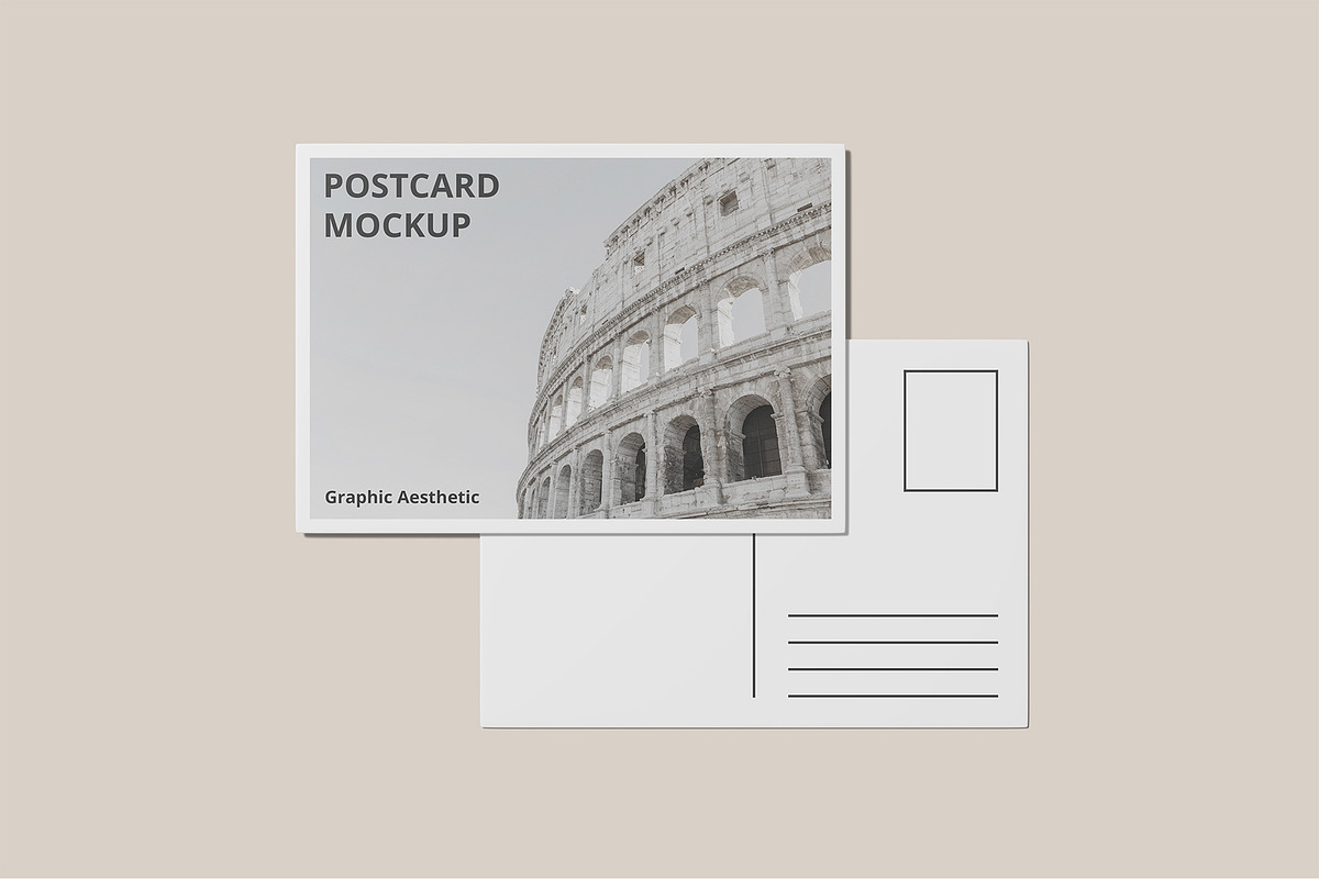 Postcard Invitation Mockup Bundles, a Card Template by Graphic Aesthetic (Photo 16 of 22)