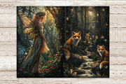 Fairy Forest Junk Journal Page, a Person Illustration by GlamArtZhanna (Thumbnail 5 of 10)