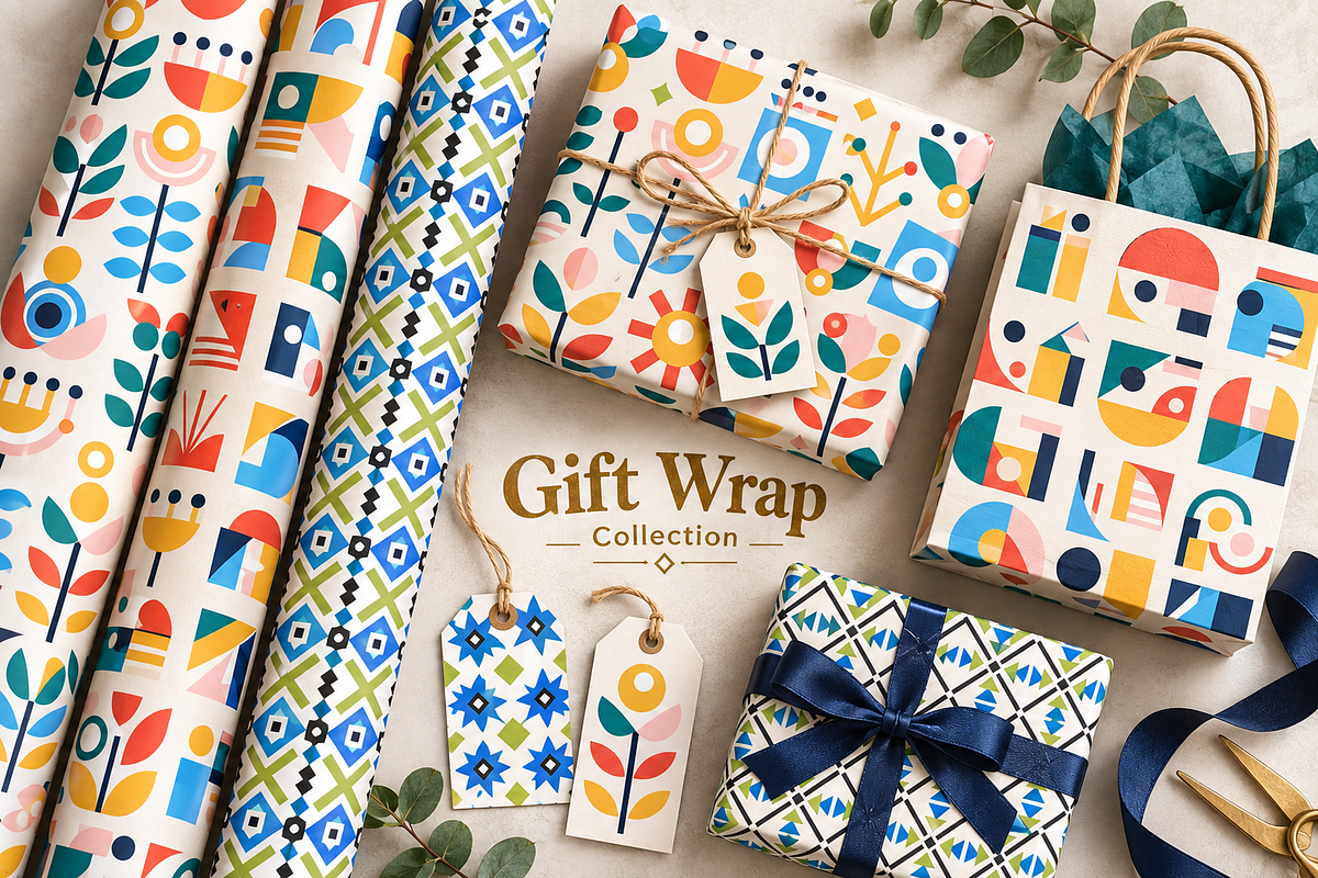 Ethnic Floral & Geometric Ornaments, a Decorative Illustration by Anna Studio (Photo 4 of 12)