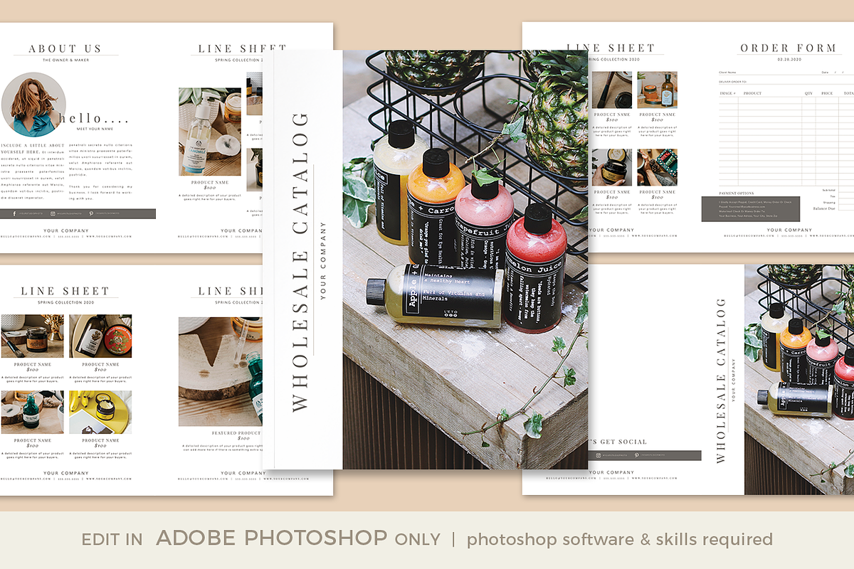 Wholesale Catalog Template PHOTOSHOP, a Magazine Template by Digiluxe (Photo 1 of 4)