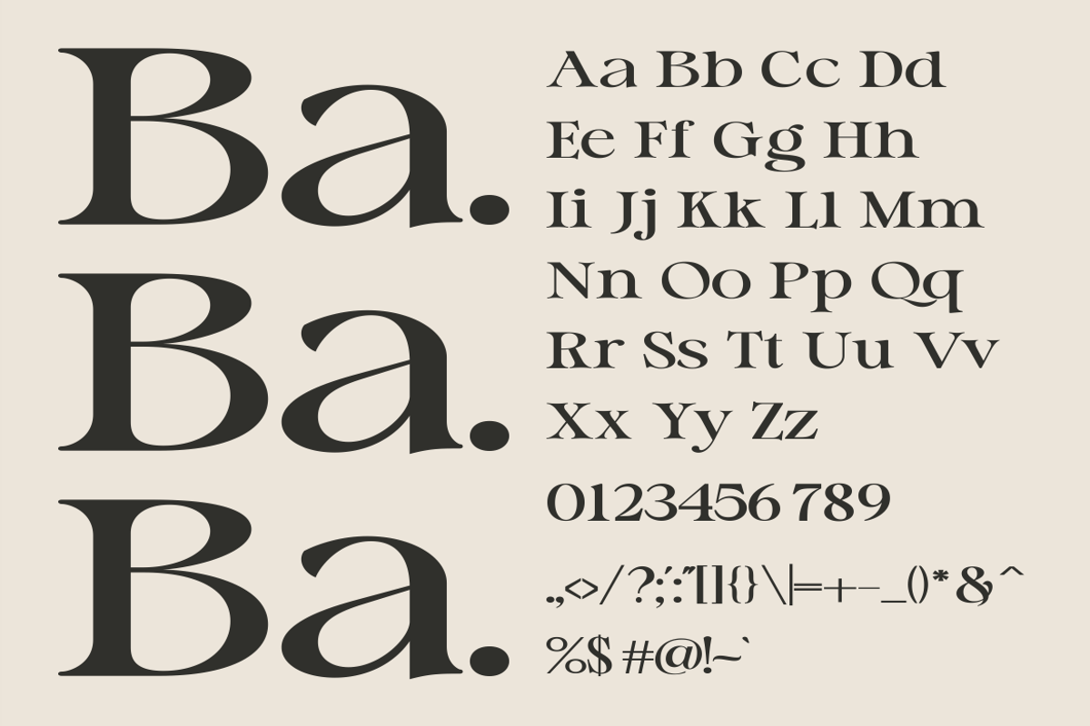 Gillian - A Modern Serif Font, a Serif Font by Marvadesign (Photo 2 of 5)