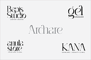Archare, a Serif Font by Muksal Creative (Thumbnail 3 of 8)