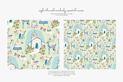 pastel Christmas seamless patterns, a Pattern Graphic by Patishop Art (Thumbnail 6 of 10)