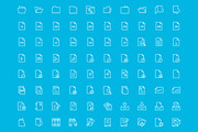 100+ Files and Folders Icon, an Outline Icon by Creative Stall (Thumbnail 2 of 2)