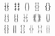 Hand drawn brackets set, a Symbol Font by Midstream (Thumbnail 2 of 2)