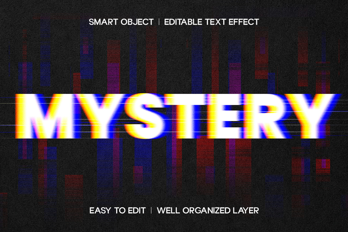 Glitch Text Effect, a Layer Style Add-On by dokudokunomi (Photo 4 of 4)