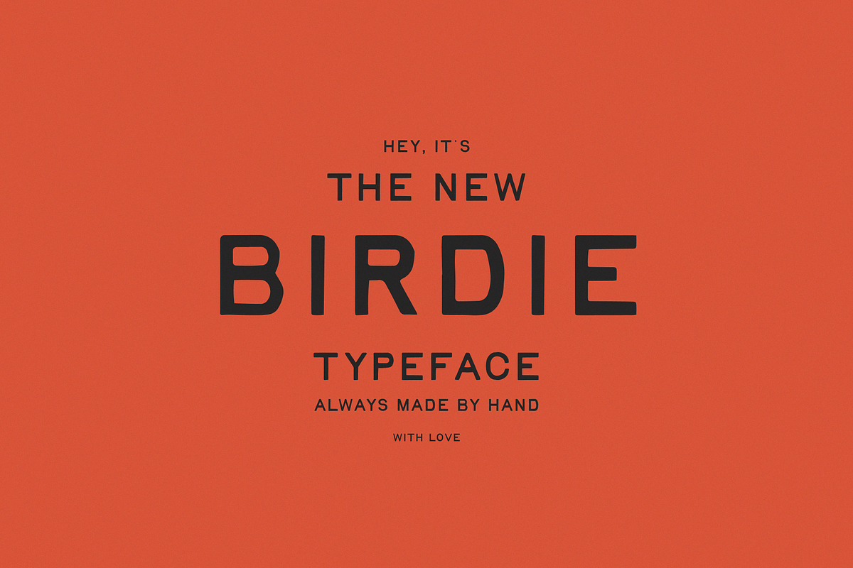 Birdie | Vintage Print Font, a Handwritten Font by Taylor Penton (Photo 2 of 6)