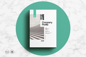 Company Profile Template, a Brochure Template by Creatiya Type