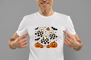 Grunge Checkered Ghost in Heart Png, an Illustration by Daily.Designs (Thumbnail 2 of 5)