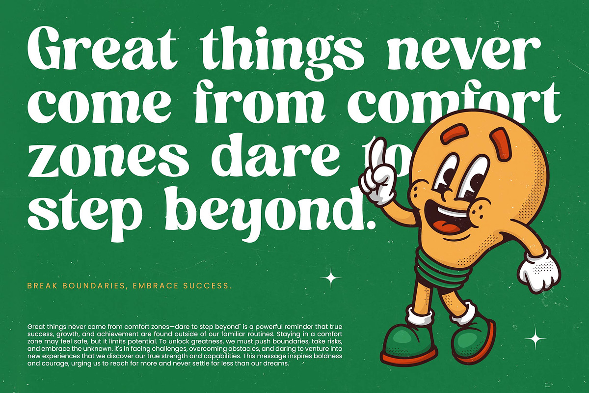 Nothing Magic Retro Groovy Serif, a Serif Font by timelesstype.co (Photo 3 of 20)