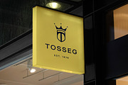 Logo Mockup Hanging White Box Sign, a Product Mockup by Asylab (Thumbnail 3 of 5)