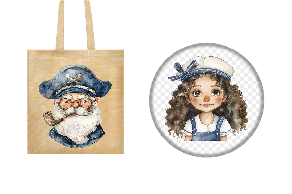 Nautical Animals Clipart, an Illustration by Design Market (Photo 5 of 5)