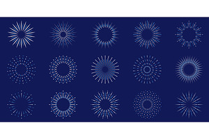 Circle Radial Sunbeam, an Object Illustration by Gentle Studio