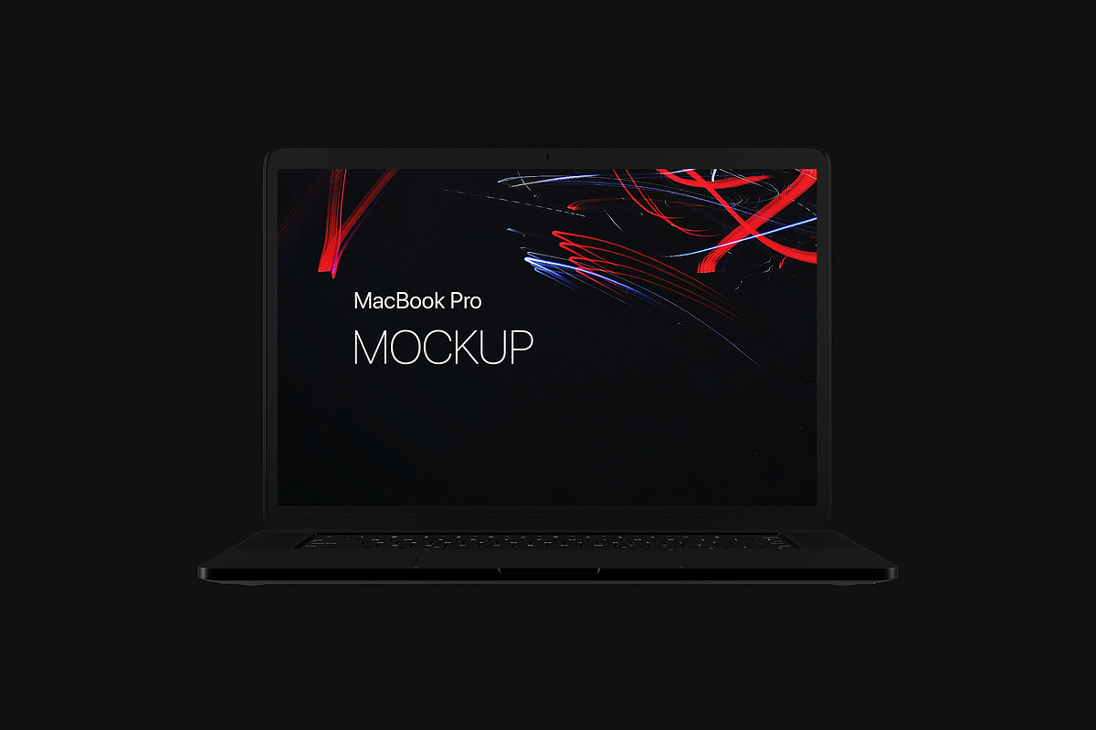 Black MacBook Mockup, a Mac Mockup by Seven Lights (Photo 4 of 4)