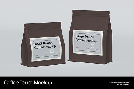 Coffee Pouch Mockup