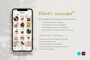 Abstract Carousel Templates CANVA XD, a Social Media Template by Elissa Mae Creative (Thumbnail 2 of 15)