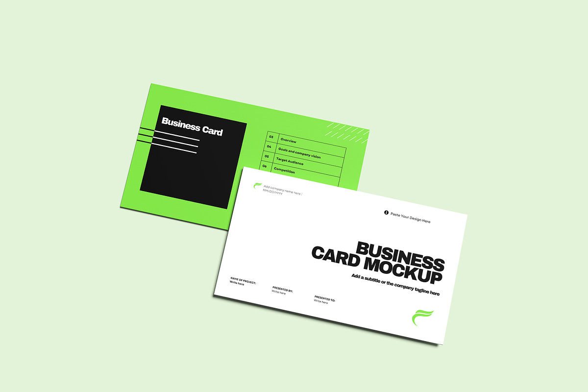 Business Card Mockup, an Advertising Mockup by AnasStudio (Photo 2 of 5)