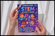 Genius Kids STEM Activity Book, a Stationery Template by Designmela01 (Thumbnail 4 of 7)