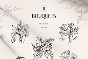 INKED BOTANY line art set, a Decorative Illustration by Yuliia Lashevska (Thumbnail 3 of 12)