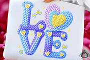 Faux Yarn Crochet Love Valentines, an Illustration by Craft Nest (Thumbnail 2 of 8)