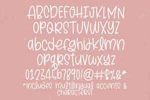 Library Card Hand Lettered Font