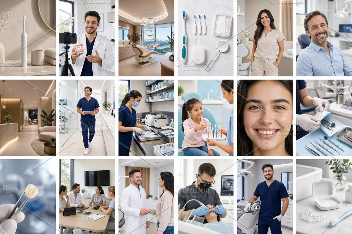 80 Dentist Stock Photo Bundle, a Health & Medical Photo by Selenique Studio (Photo 8 of 10)