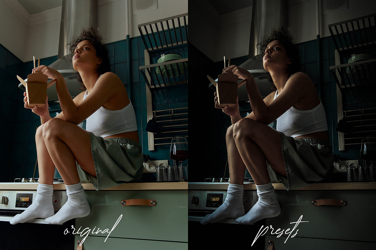 Dark and Moody Premium Presets, a Preset Add-On by Voleshads (Photo 5 of 7)