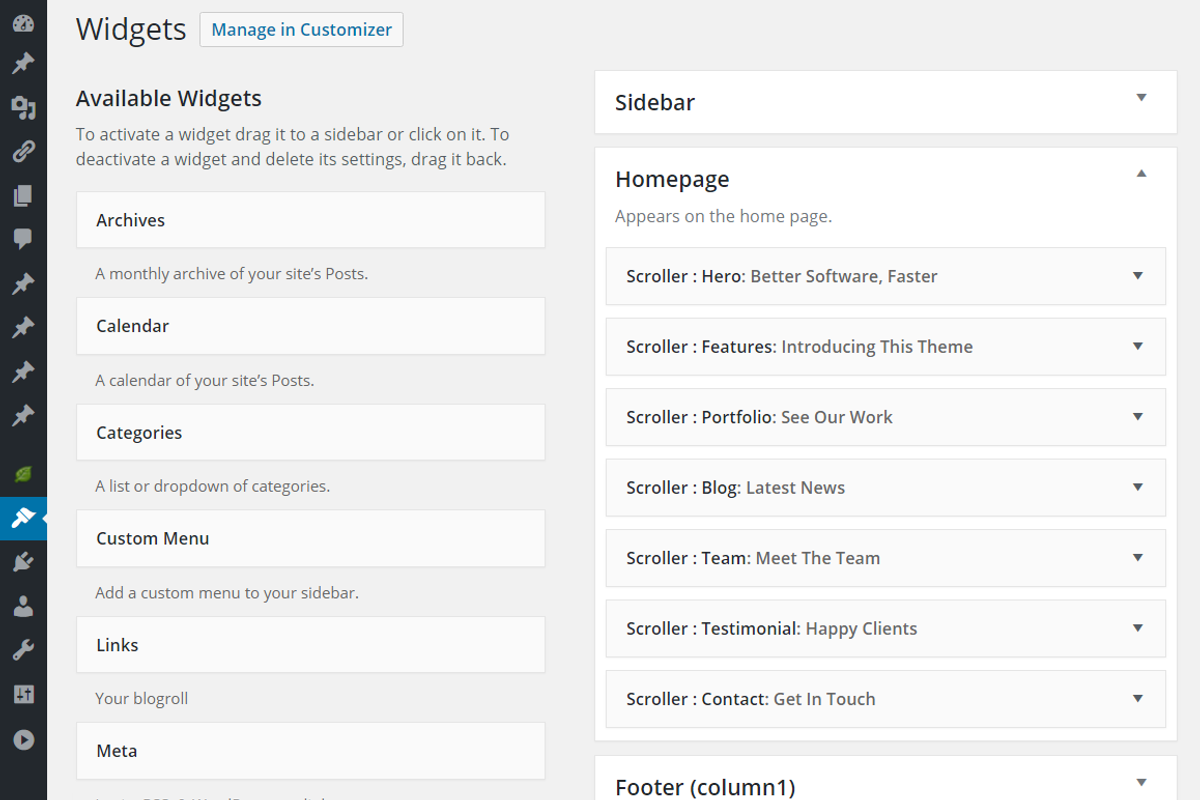 Scroller WordPress Theme, a WordPress Template by Theme Junkie (Photo 4 of 4)