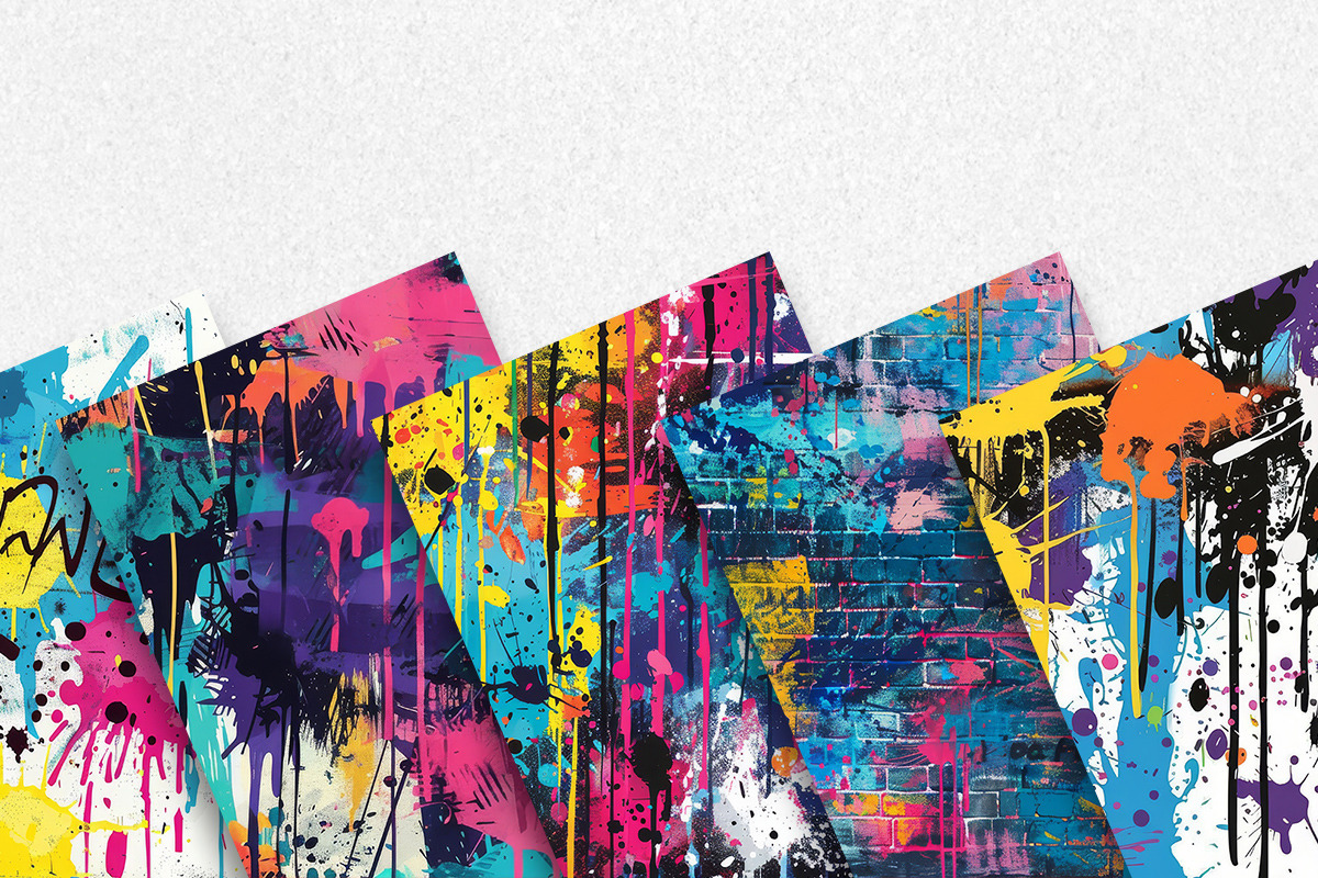Urban Graffiti Wall Art Background, a Background Graphic by Pixeness (Photo 2 of 2)