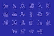 Hotel and Hospitality Icon Set, an Outline Icon by Prosymbols (Thumbnail 8 of 8)