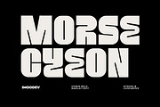 Morse Cyeon - Bold Display Font, a Sans Serif Font by Imoodev (Thumbnail 1 of 7)