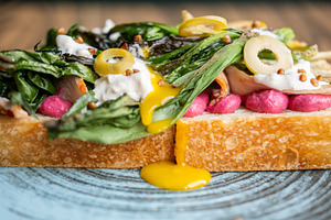 Sandwich lunch tasty meal vegetable food olive, a Food & Drink Photo by Photo Drive Studio