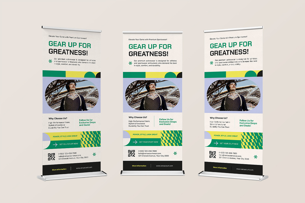 Versacourt - Roll Up Banner, a Print Template by StreaksideStd (Photo 3 of 3)
