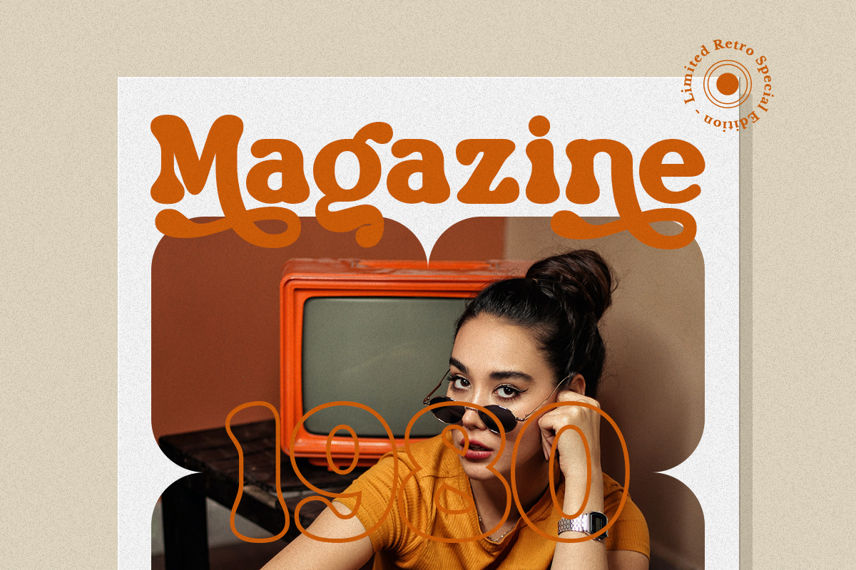 Black Radiant - Retro Header Font, a Serif Font by Sohel Studio (Photo 5 of 10)