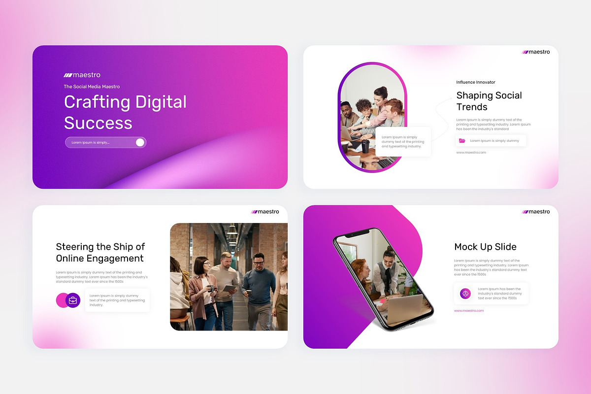 Maestro Gradient Business, a Presentation Template by Interpitch (Photo 2 of 8)