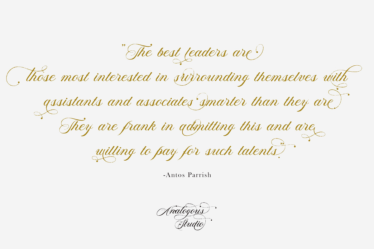 Analogous | Elegant Calligraphy preview 6