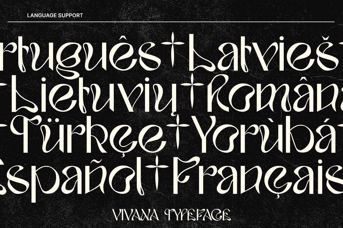 VIVANA | Modern Display, a Sans Serif Font by Alif Devan R. (Photo 7 of 12)