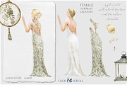 -20% Boho Wedding Portrait Creator, a Decorative Illustration by Cat In Colour (Thumbnail 4 of 12)