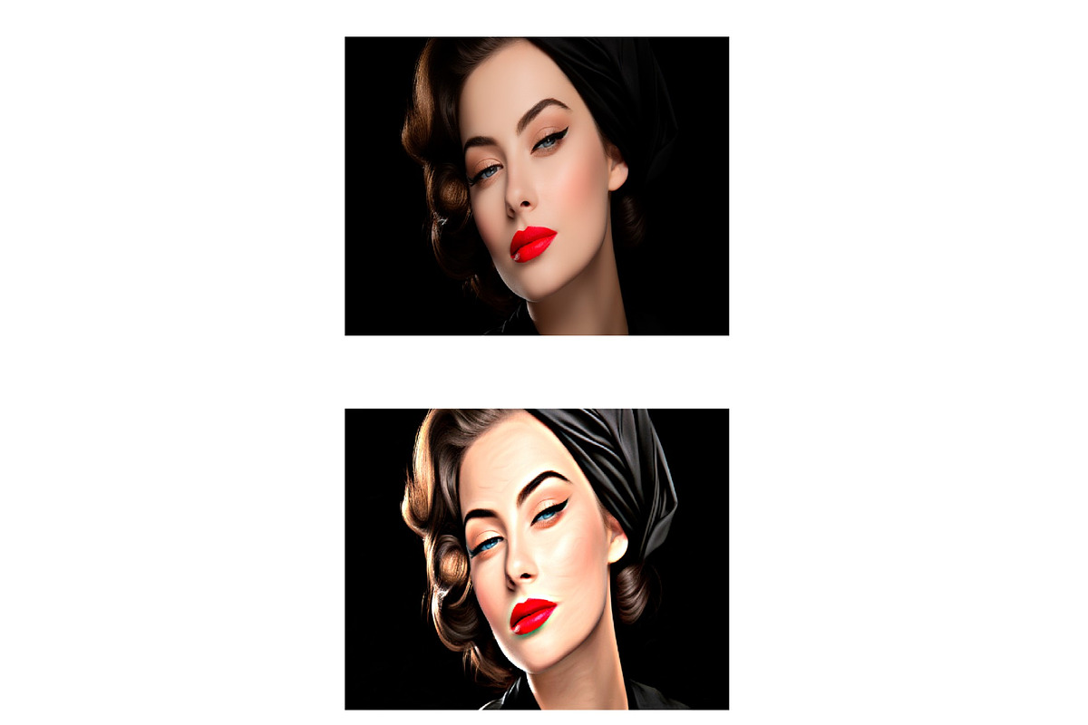 Classic Oil Paint Photo Effect, a Brushes & More by studiogstock (Photo 2 of 2)