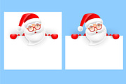 Christmas Designs With Santa Claus, an Illustration by Vector beauty (Thumbnail 4 of 4)