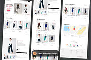 Fashion and Apparel Landing Page, a Landing Page Template by SLAB! Design (Thumbnail 3 of 3)