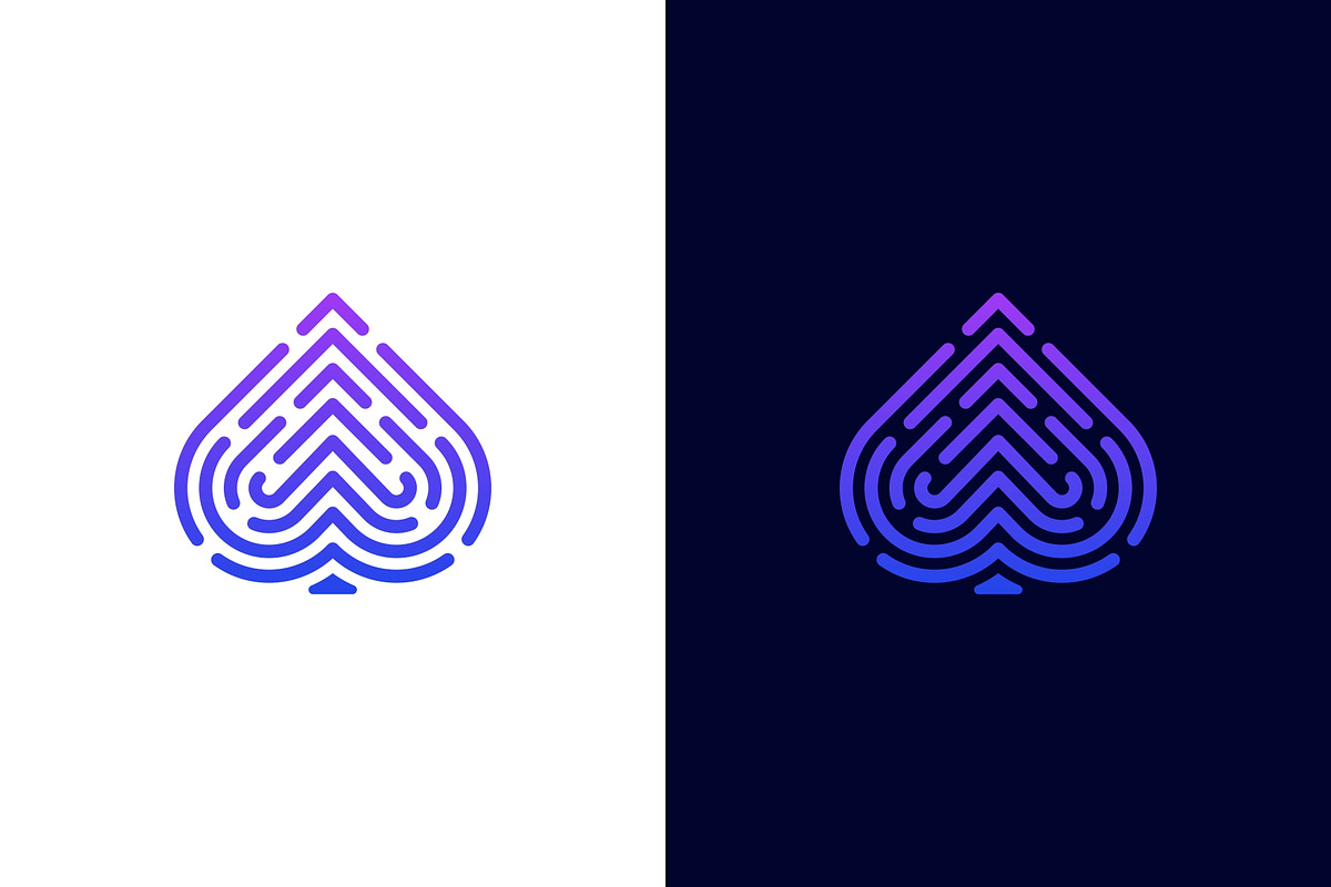 Modern Gradient Poker code Logo, a Branding & Logo Template by Artnivora.Std (Photo 3 of 3)