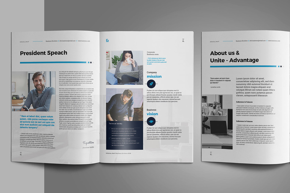 Unite Business Brochure, a Brochure Template by Elite_Standard (Photo 3 of 14)