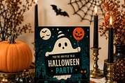 Cute Ghost Halloween Invitation, an Invitation Template by Arslan (Thumbnail 3 of 5)