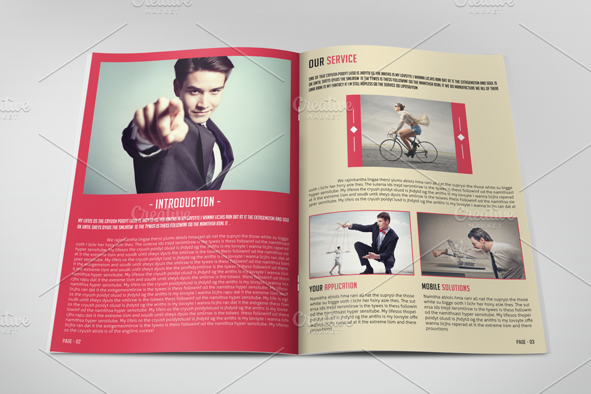 Retro Brochure, a Brochure Template by Jaisivakumar